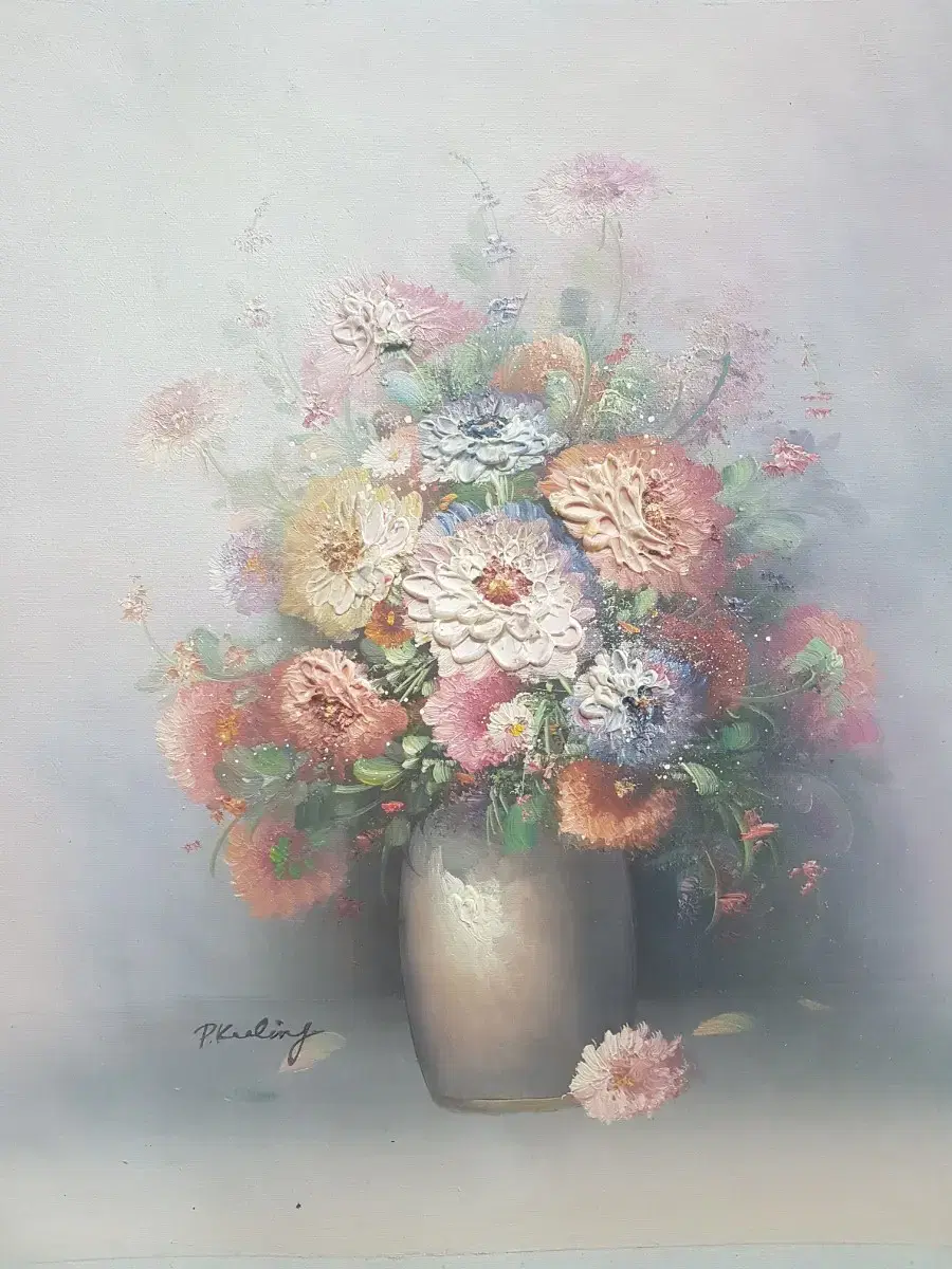 Flower still life 유화 그림 미술작품